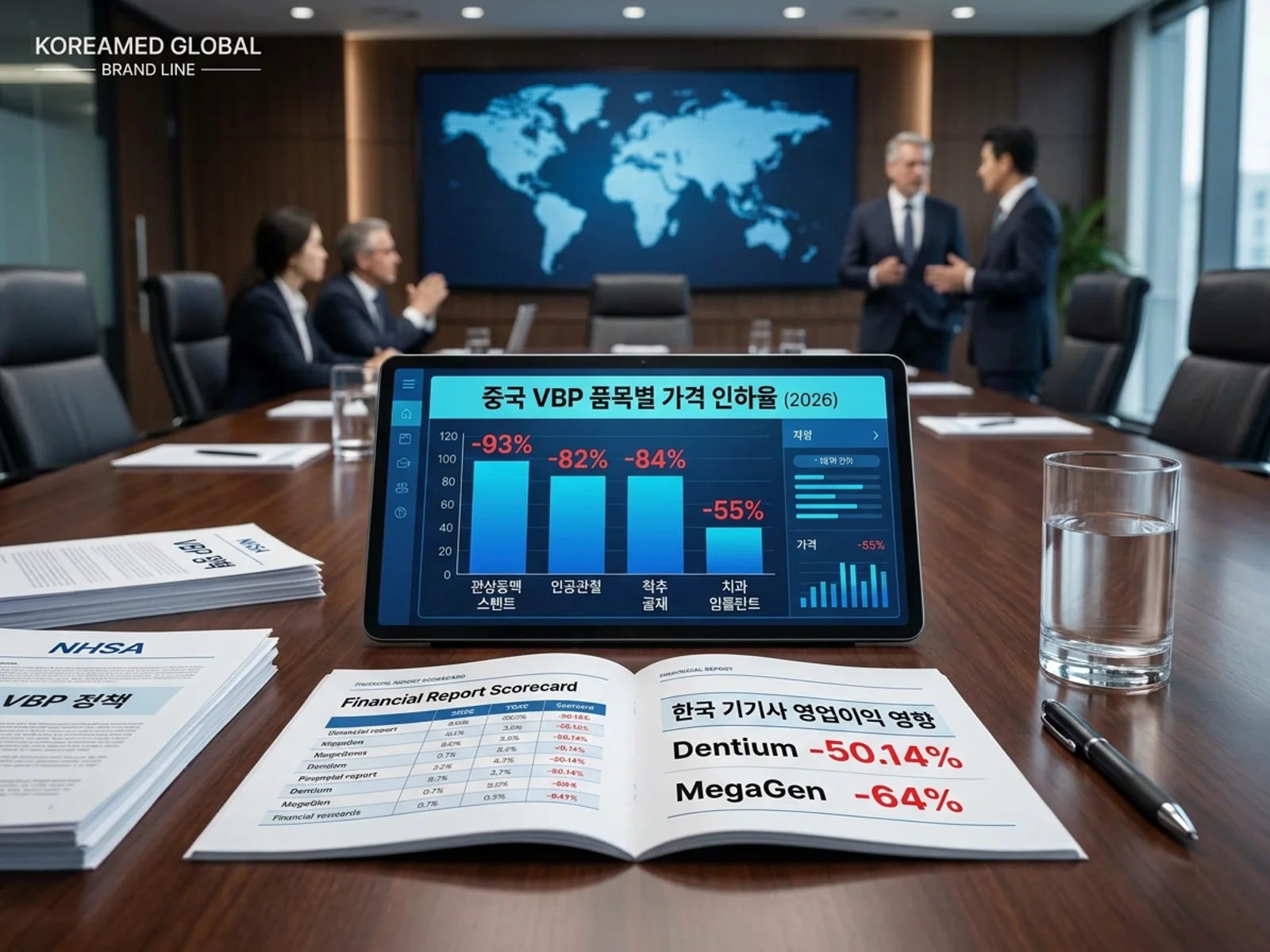 기술수출 데이터룸과 글로벌 파트너십 전략을 표현한 KoreaMED Global 썸네일