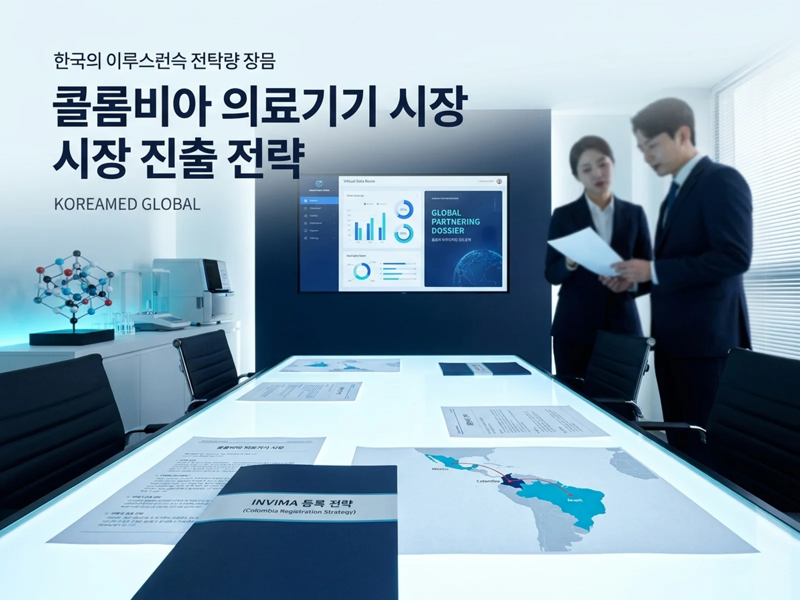 의료기기·진단 기기 글로벌 규제 제출과 적합성평가 전략을 표현한 KoreaMED Global 썸네일