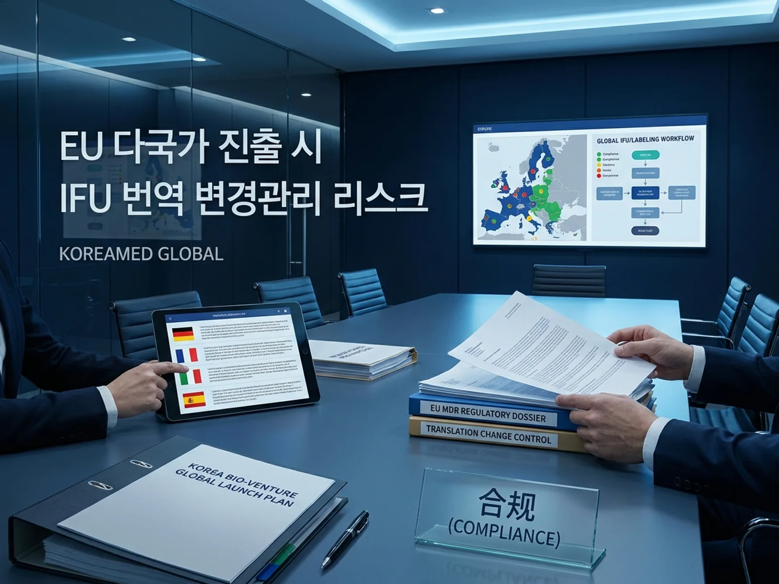 의료기기·진단 기기 글로벌 규제 제출과 적합성평가 전략을 표현한 KoreaMED Global 썸네일