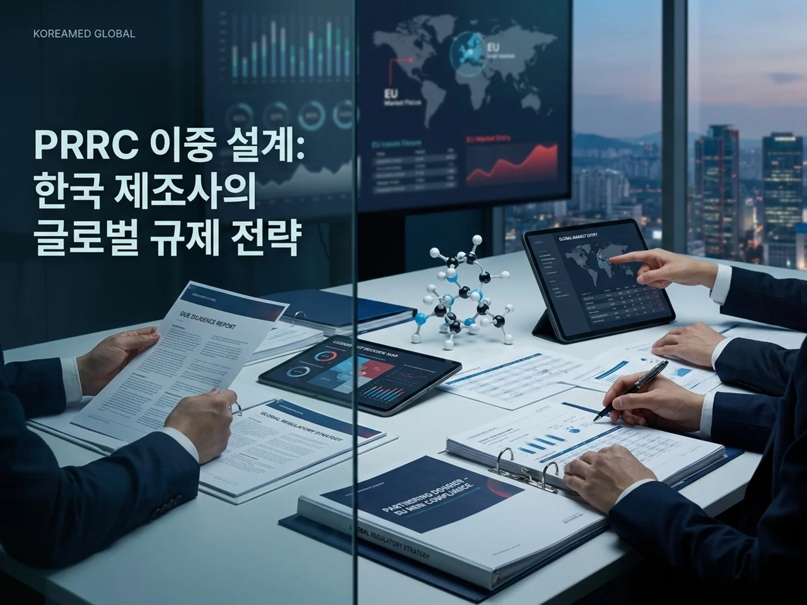 의료기기·진단 기기 글로벌 규제 제출과 적합성평가 전략을 표현한 KoreaMED Global 썸네일