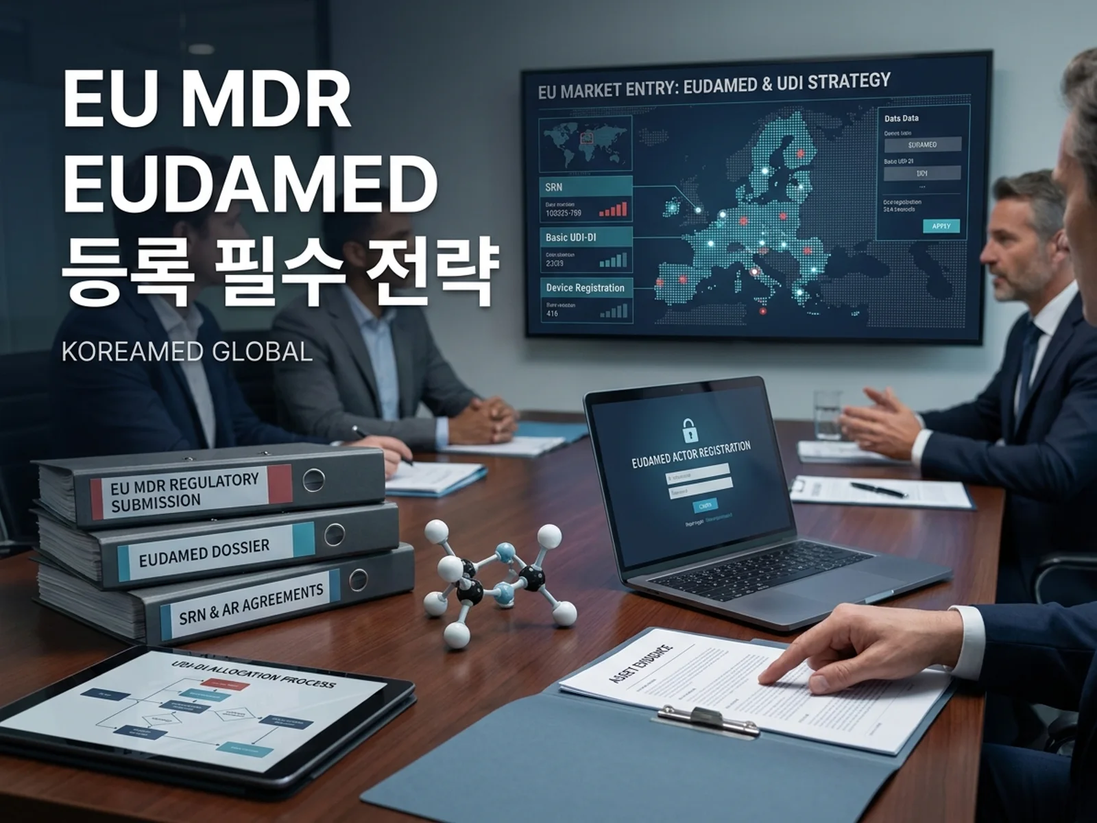의료기기·진단 기기 글로벌 규제 제출과 적합성평가 전략을 표현한 KoreaMED Global 썸네일