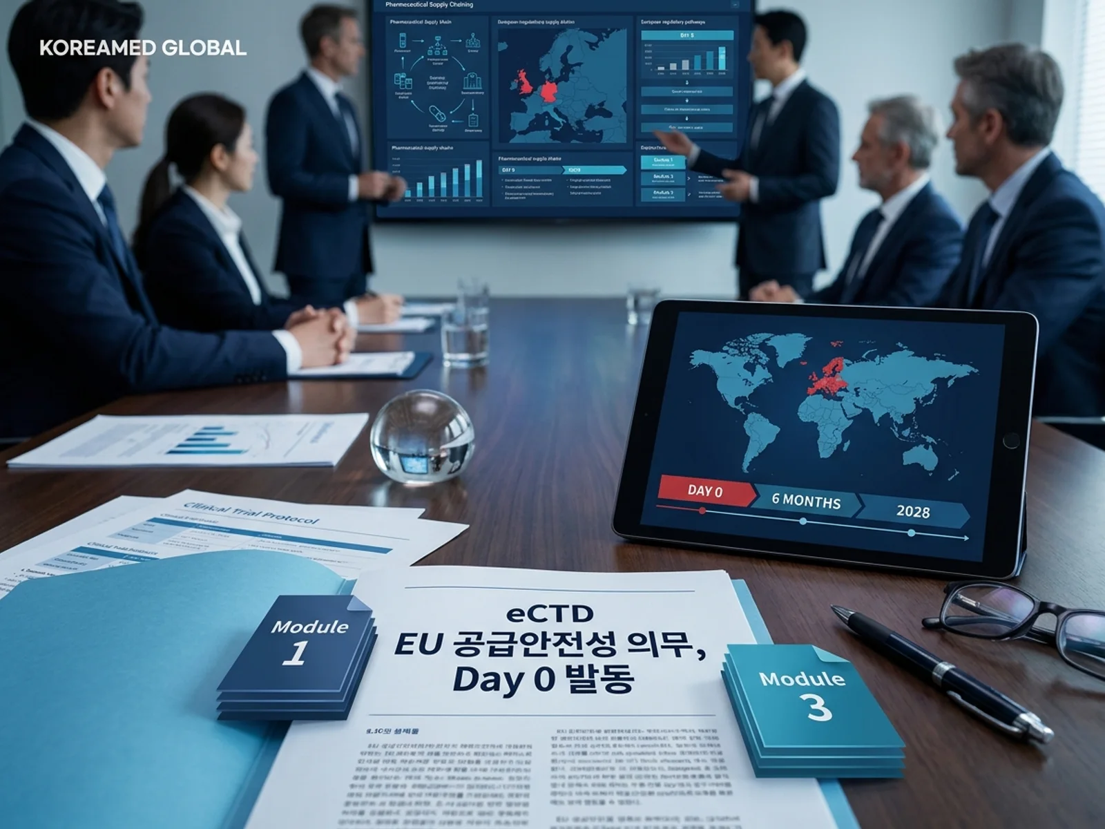 글로벌 인허가 제출 전략과 임상 개발 자료를 표현한 KoreaMED Global 썸네일