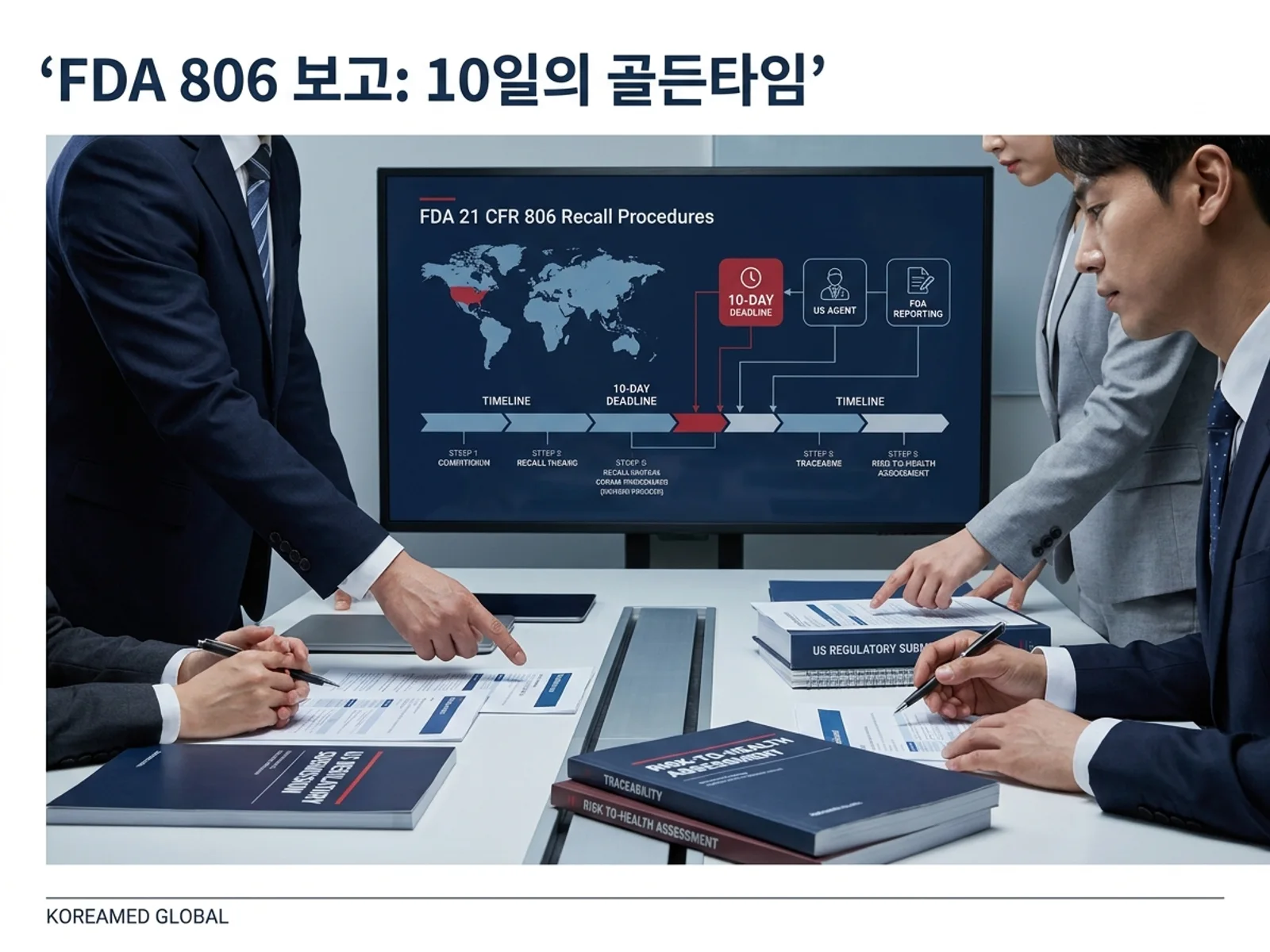 의료기기·진단 기기 글로벌 규제 제출과 적합성평가 전략을 표현한 KoreaMED Global 썸네일