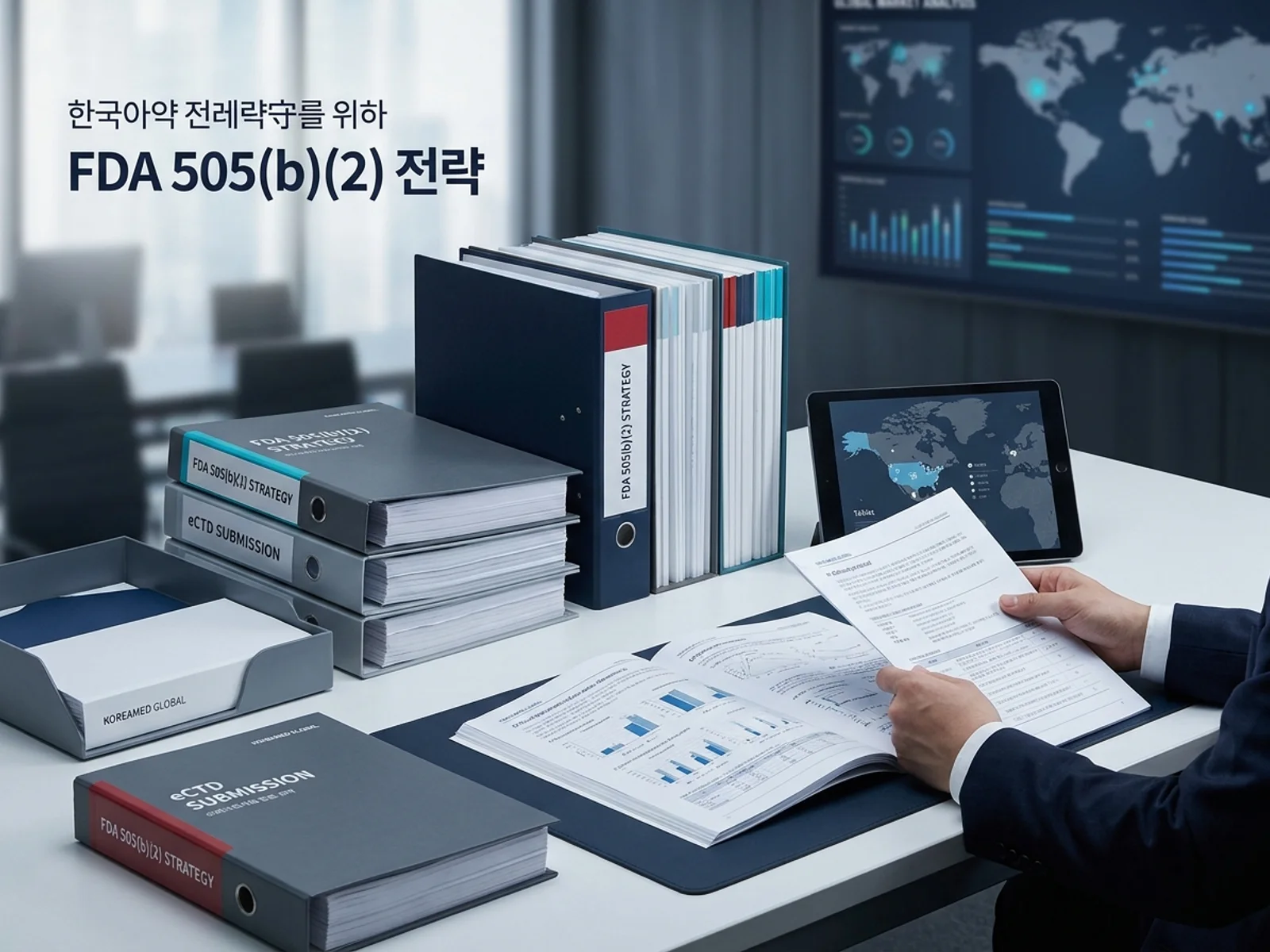 글로벌 인허가 제출 전략과 임상 개발 자료를 표현한 KoreaMED Global 썸네일