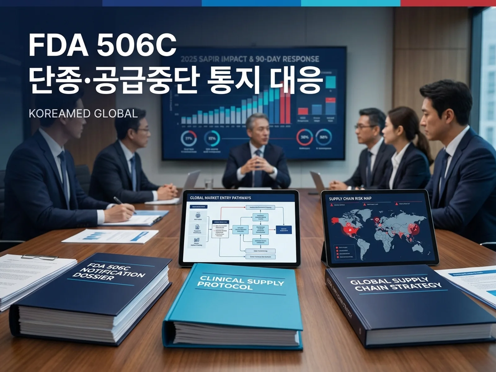 글로벌 인허가 제출 전략과 임상 개발 자료를 표현한 KoreaMED Global 썸네일