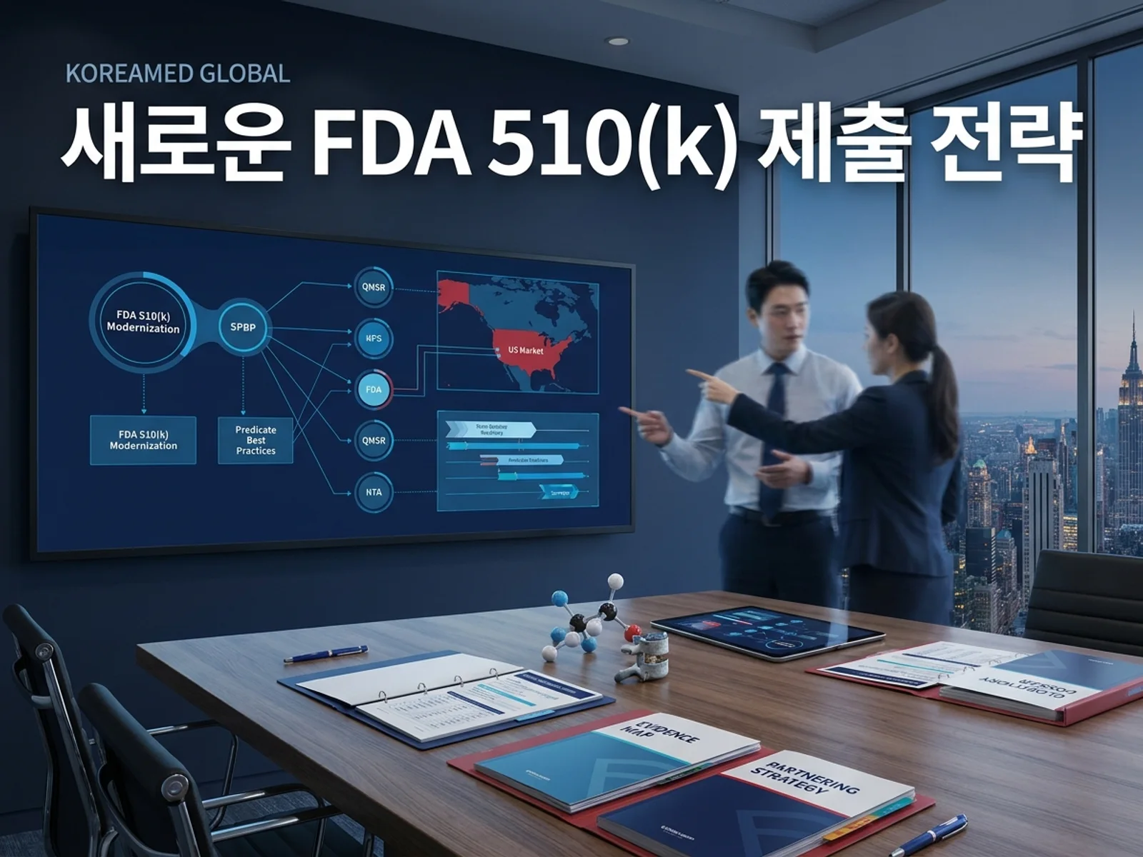 의료기기·진단 기기 글로벌 규제 제출과 적합성평가 전략을 표현한 KoreaMED Global 썸네일