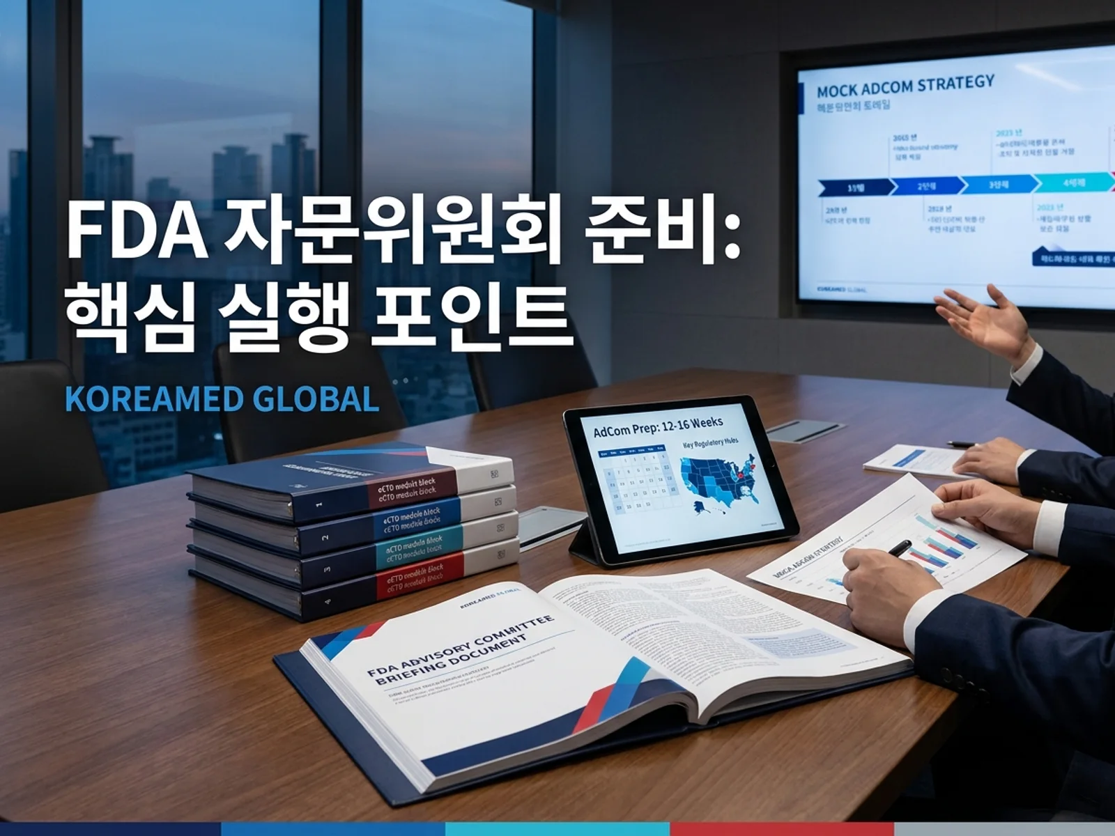글로벌 인허가 제출 전략과 임상 개발 자료를 표현한 KoreaMED Global 썸네일