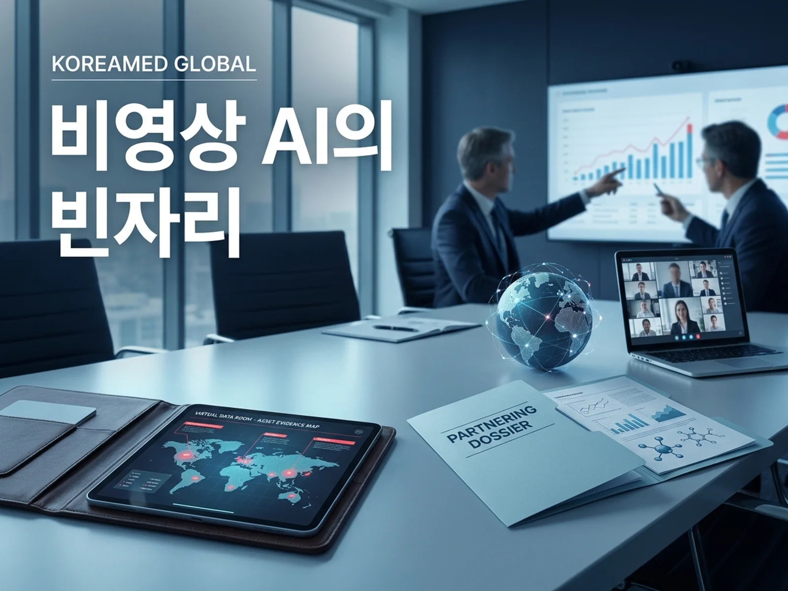 FDA AI 의료기기 공식 목록 1,524건 중 한국 7개사 46건·방사선 96% 편중과 비영상 AI 빈자리를 데이터 분석 관점에서 시각화한 KoreaMED Global 썸네일