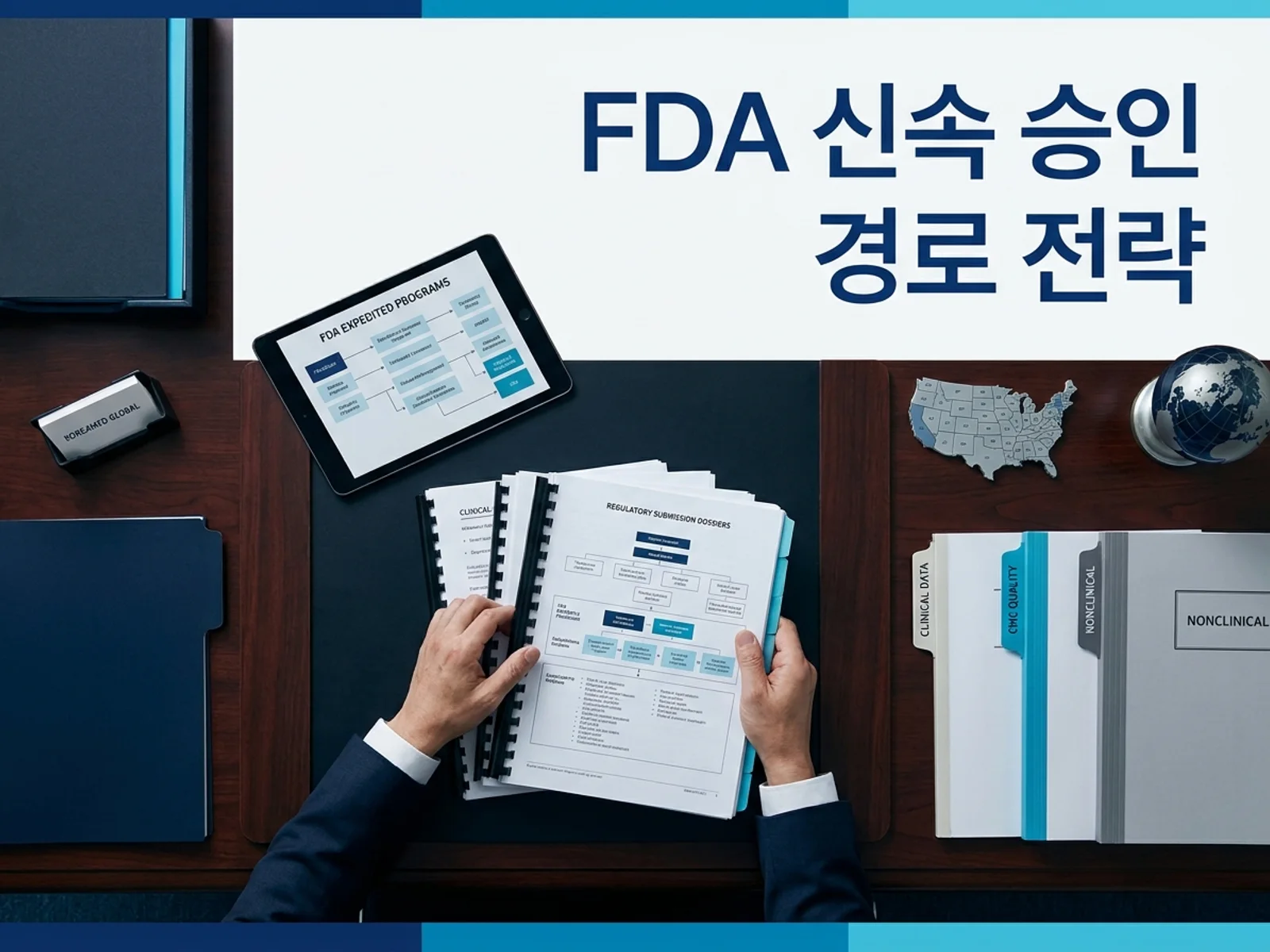 글로벌 인허가 제출 전략과 임상 개발 자료를 표현한 KoreaMED Global 썸네일