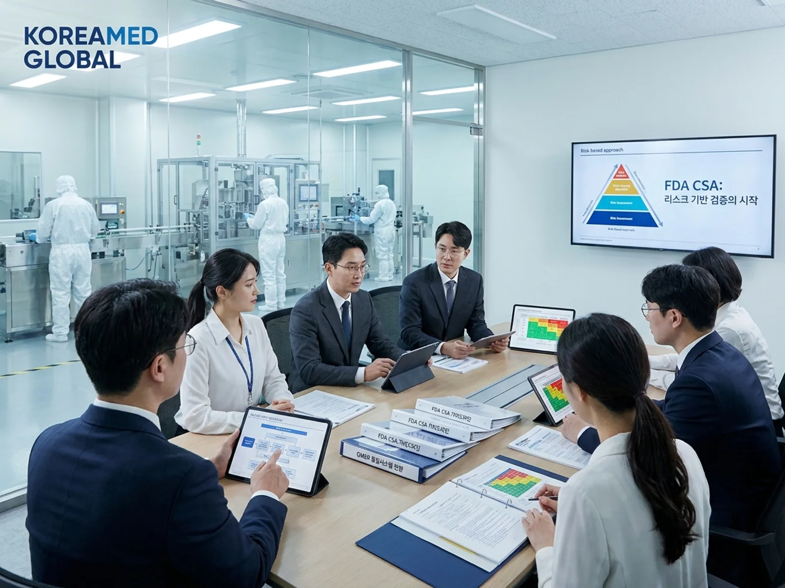 소프트웨어 검증(CSA)의 리스크 기반 전환과 품질경영시스템(QMS)을 표현한 KoreaMED Global 썸네일