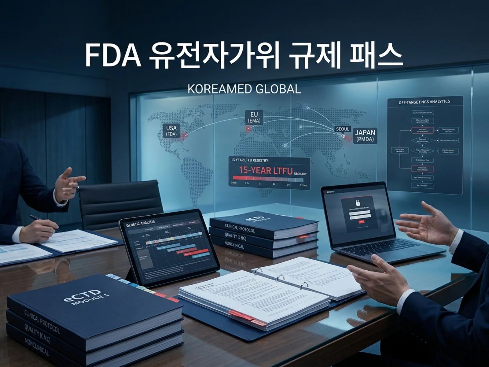 글로벌 인허가 제출 전략과 임상 개발 자료를 표현한 KoreaMED Global 썸네일