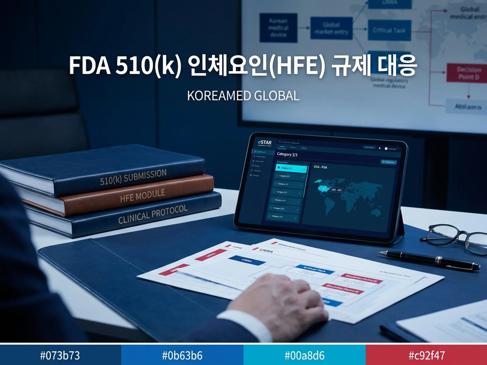 글로벌 인허가 제출 전략과 임상 개발 자료를 표현한 KoreaMED Global 썸네일