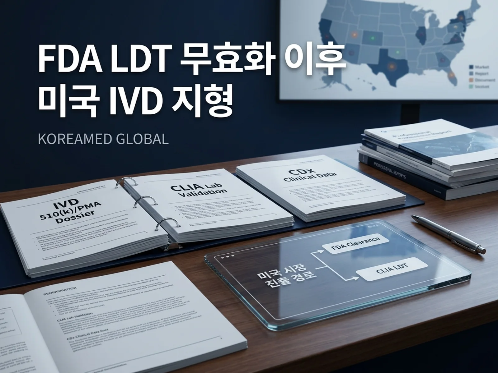 의료기기·진단 기기 글로벌 규제 제출과 적합성평가 전략을 표현한 KoreaMED Global 썸네일