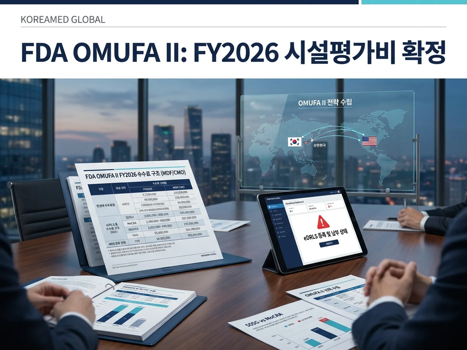 해외 시장진입 우선순위와 현지 파트너 전략을 표현한 KoreaMED Global 썸네일