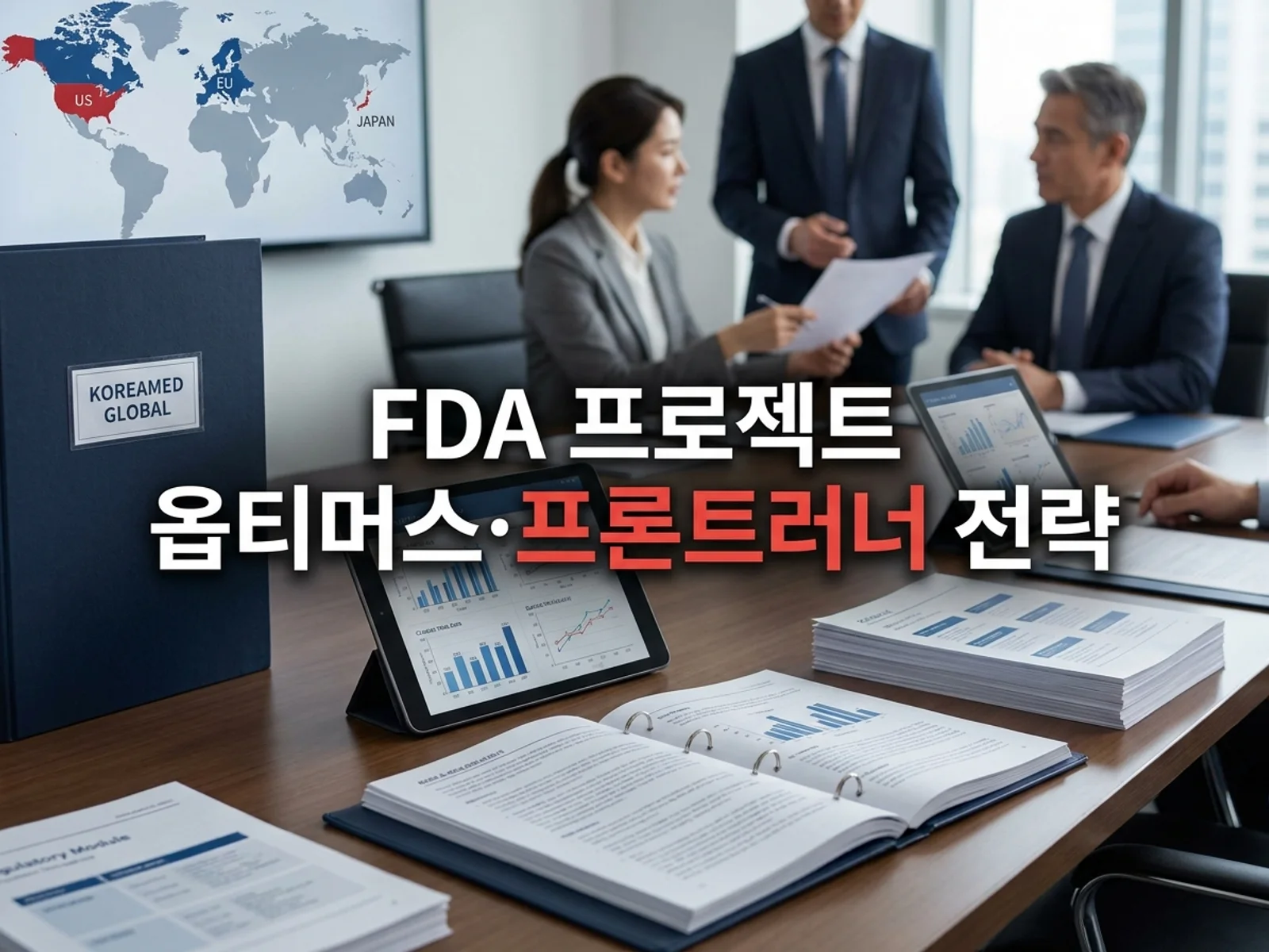 글로벌 인허가 제출 전략과 임상 개발 자료를 표현한 KoreaMED Global 썸네일