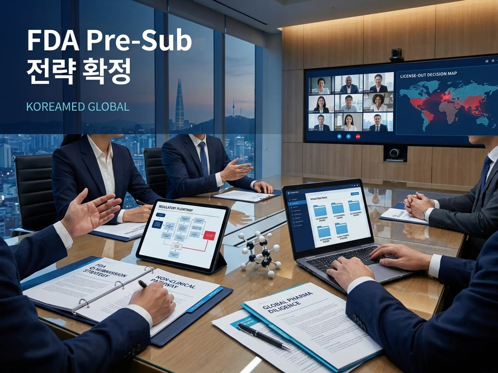 의료기기·진단 기기 글로벌 규제 제출과 적합성평가 전략을 표현한 KoreaMED Global 썸네일