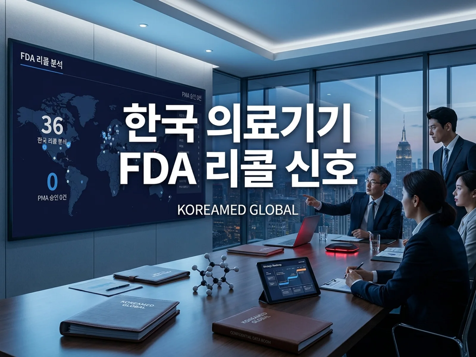의료기기·진단 기기 글로벌 규제 제출과 적합성평가 전략을 표현한 KoreaMED Global 썸네일