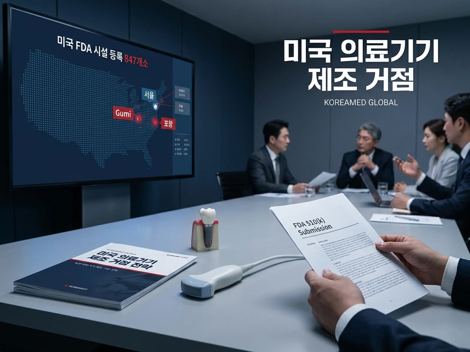 의료기기·진단 기기 글로벌 규제 제출과 적합성평가 전략을 표현한 KoreaMED Global 썸네일