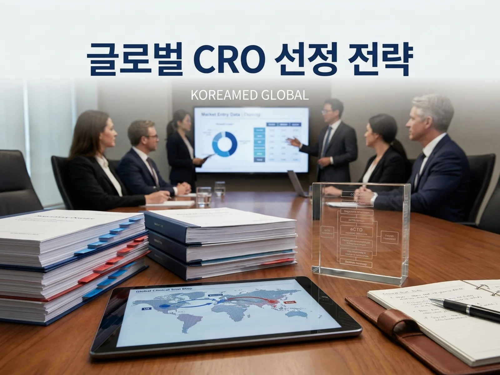 글로벌 인허가 제출 전략과 임상 개발 자료를 표현한 KoreaMED Global 썸네일