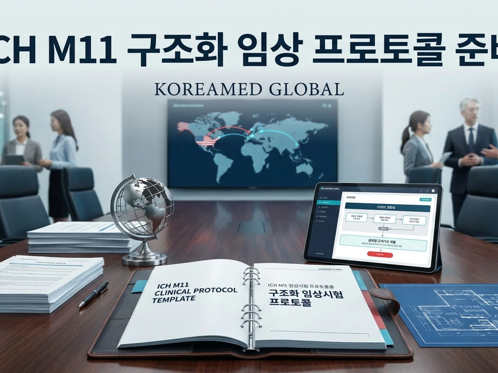 글로벌 인허가 제출 전략과 임상 개발 자료를 표현한 KoreaMED Global 썸네일
