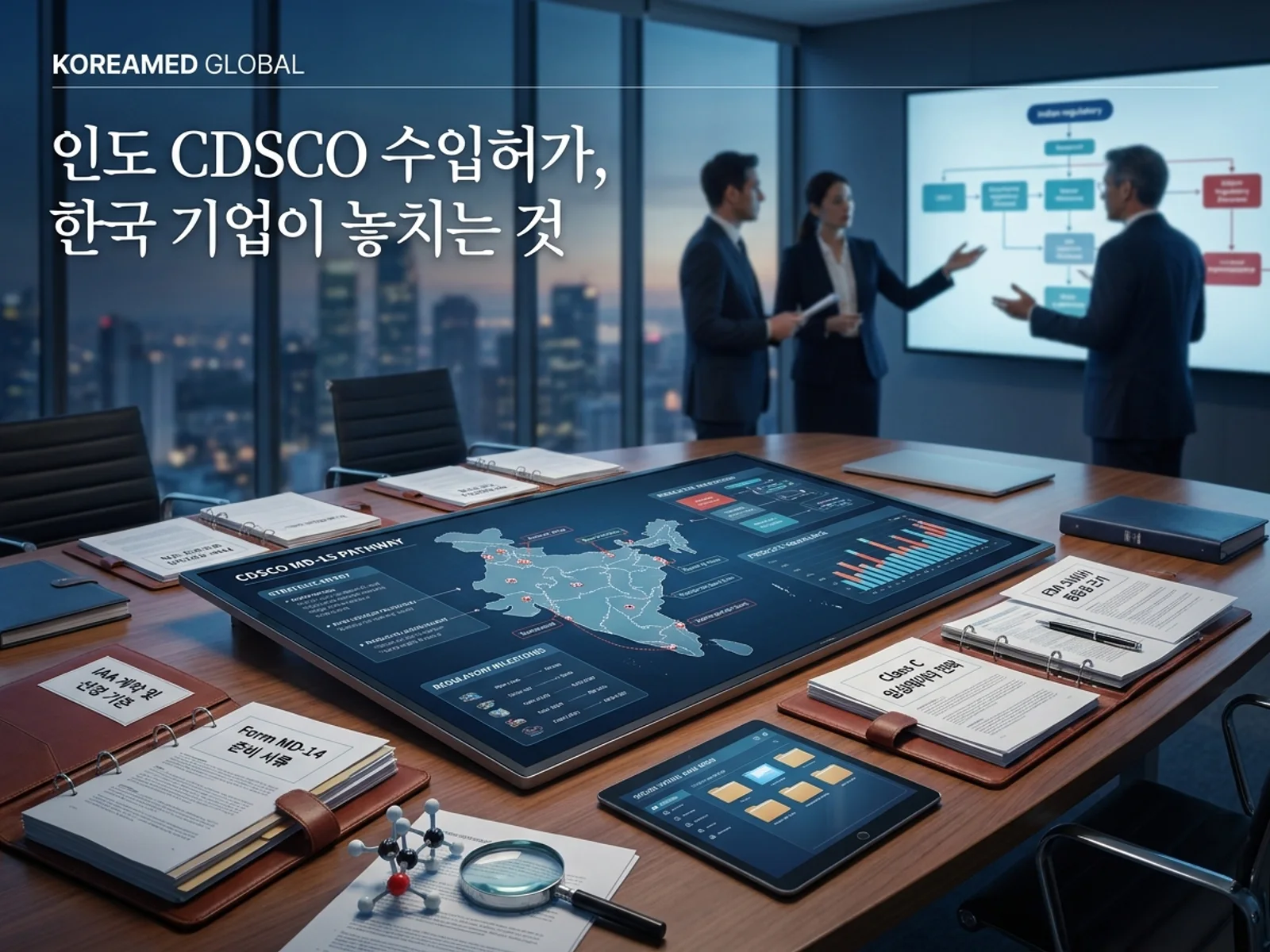 의료기기·진단 기기 글로벌 규제 제출과 적합성평가 전략을 표현한 KoreaMED Global 썸네일