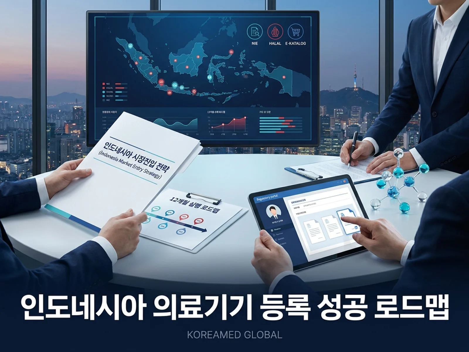 의료기기·진단 기기 글로벌 규제 제출과 적합성평가 전략을 표현한 KoreaMED Global 썸네일