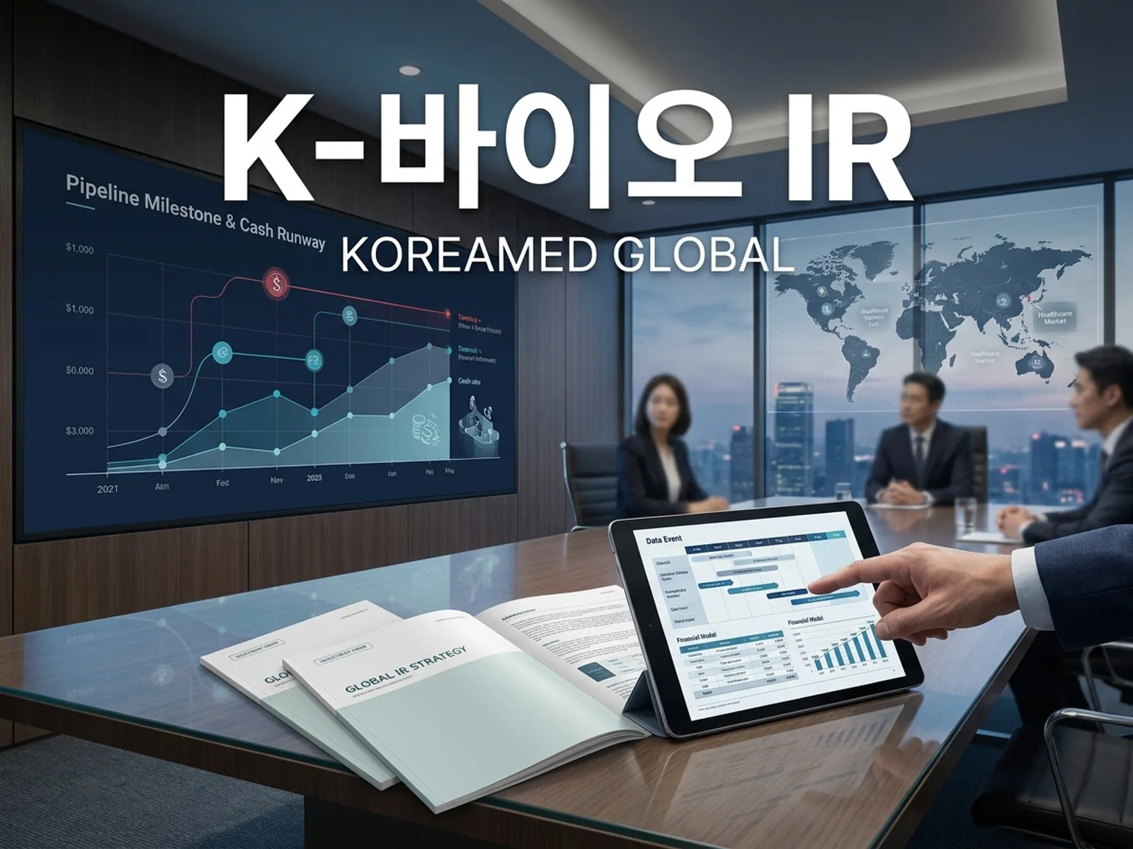 해외 투자자가 이해하는 K-바이오 IR 스토리를 표현한 썸네일