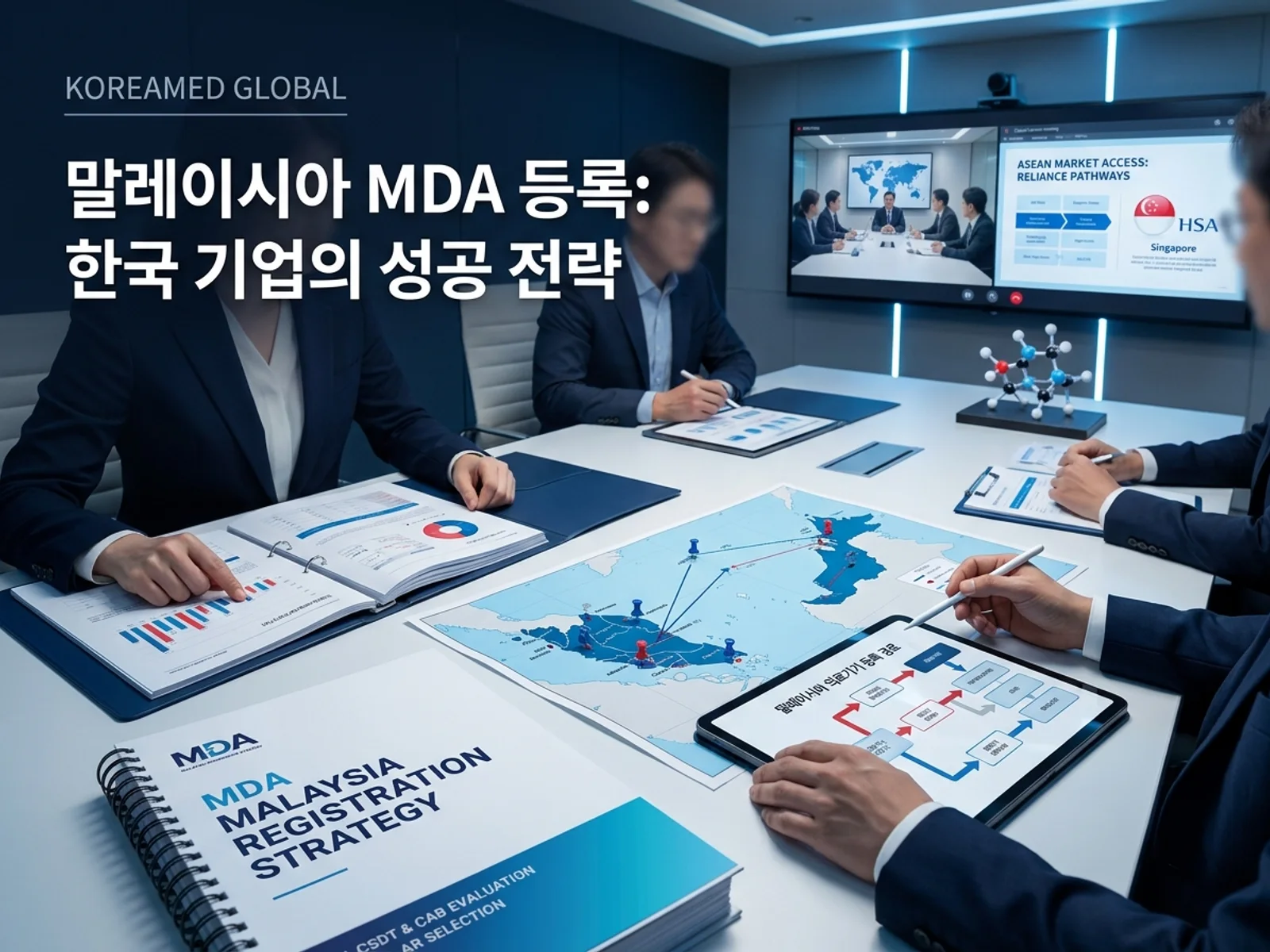 의료기기·진단 기기 글로벌 규제 제출과 적합성평가 전략을 표현한 KoreaMED Global 썸네일