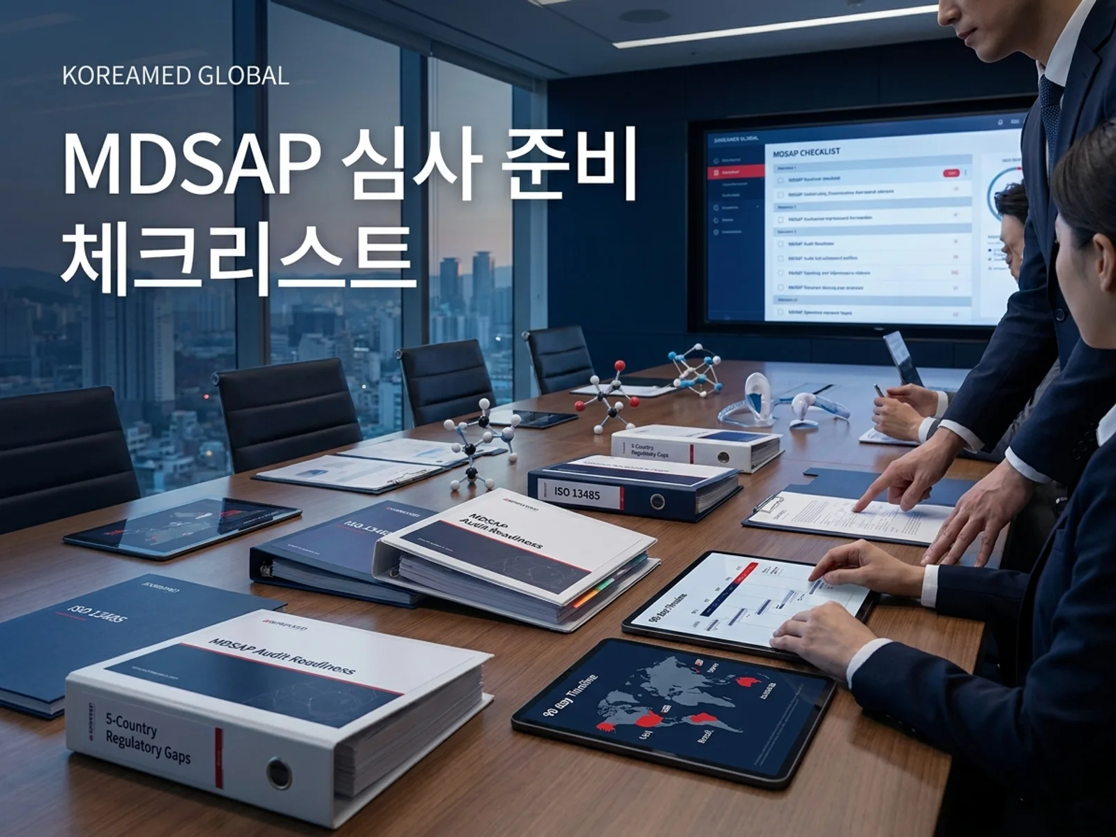 의료기기·진단 기기 글로벌 규제 제출과 적합성평가 전략을 표현한 KoreaMED Global 썸네일