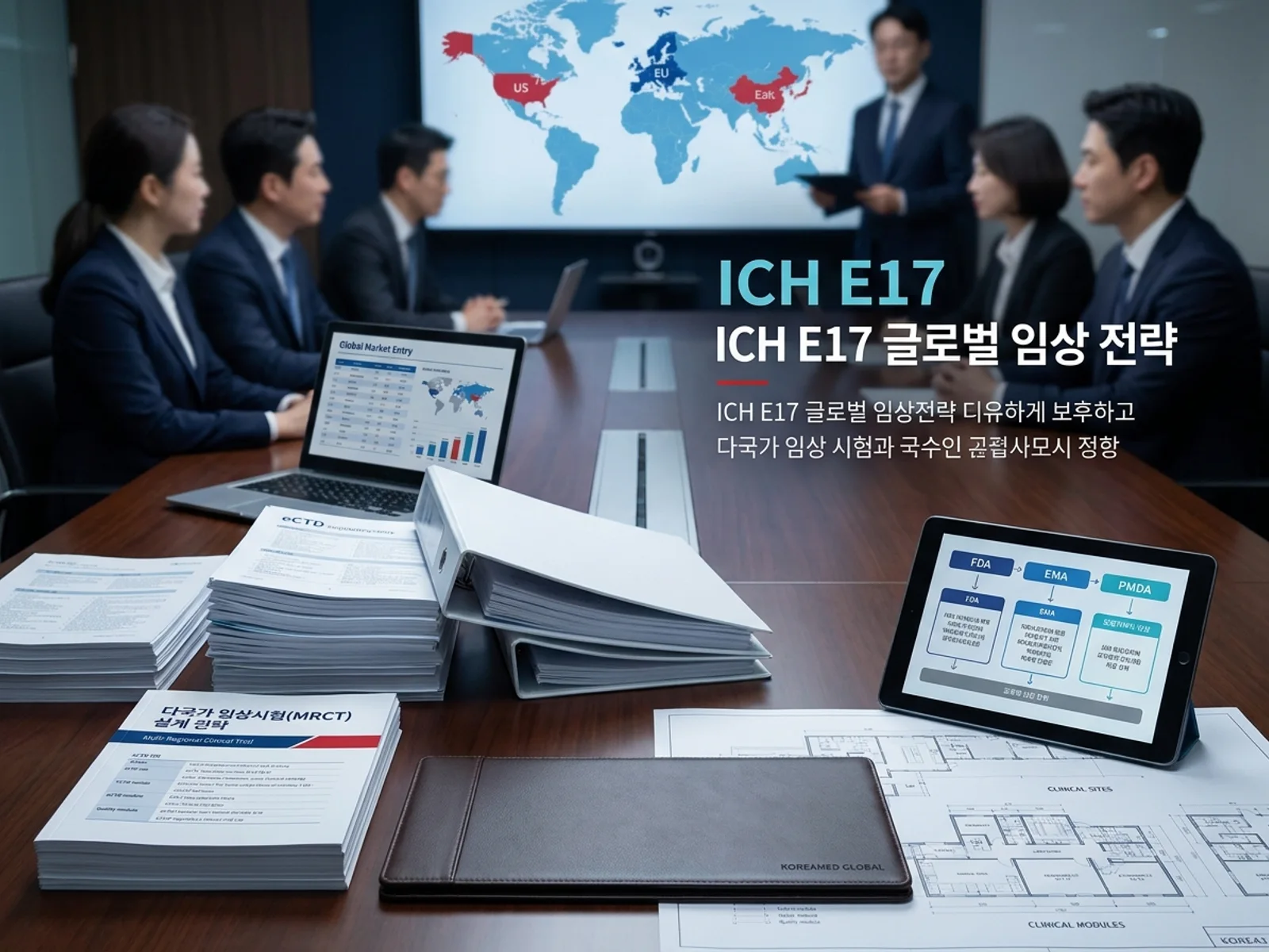 글로벌 인허가 제출 전략과 임상 개발 자료를 표현한 KoreaMED Global 썸네일