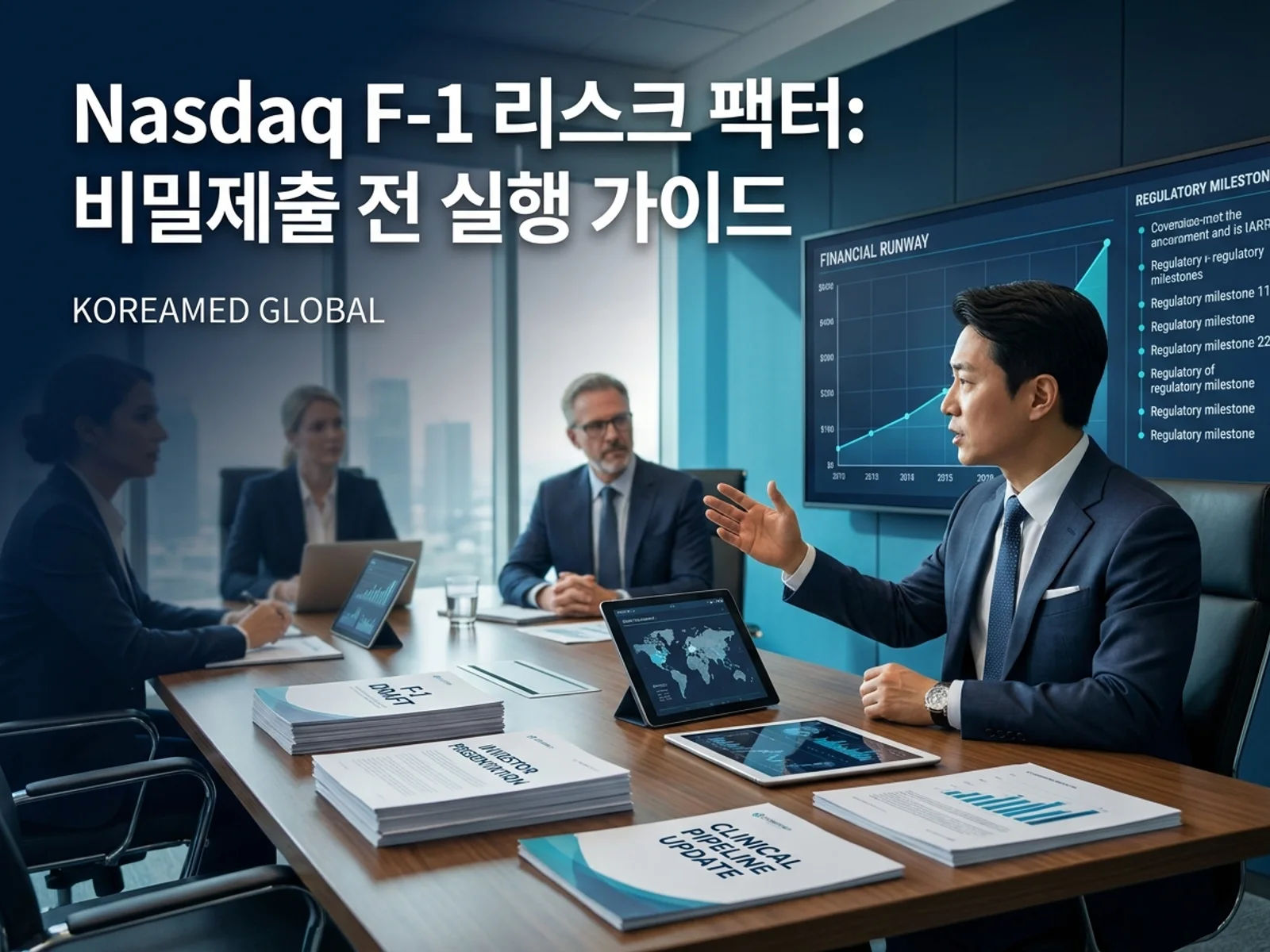 K-바이오 해외 투자자 커뮤니케이션과 IR 전략을 표현한 KoreaMED Global 썸네일