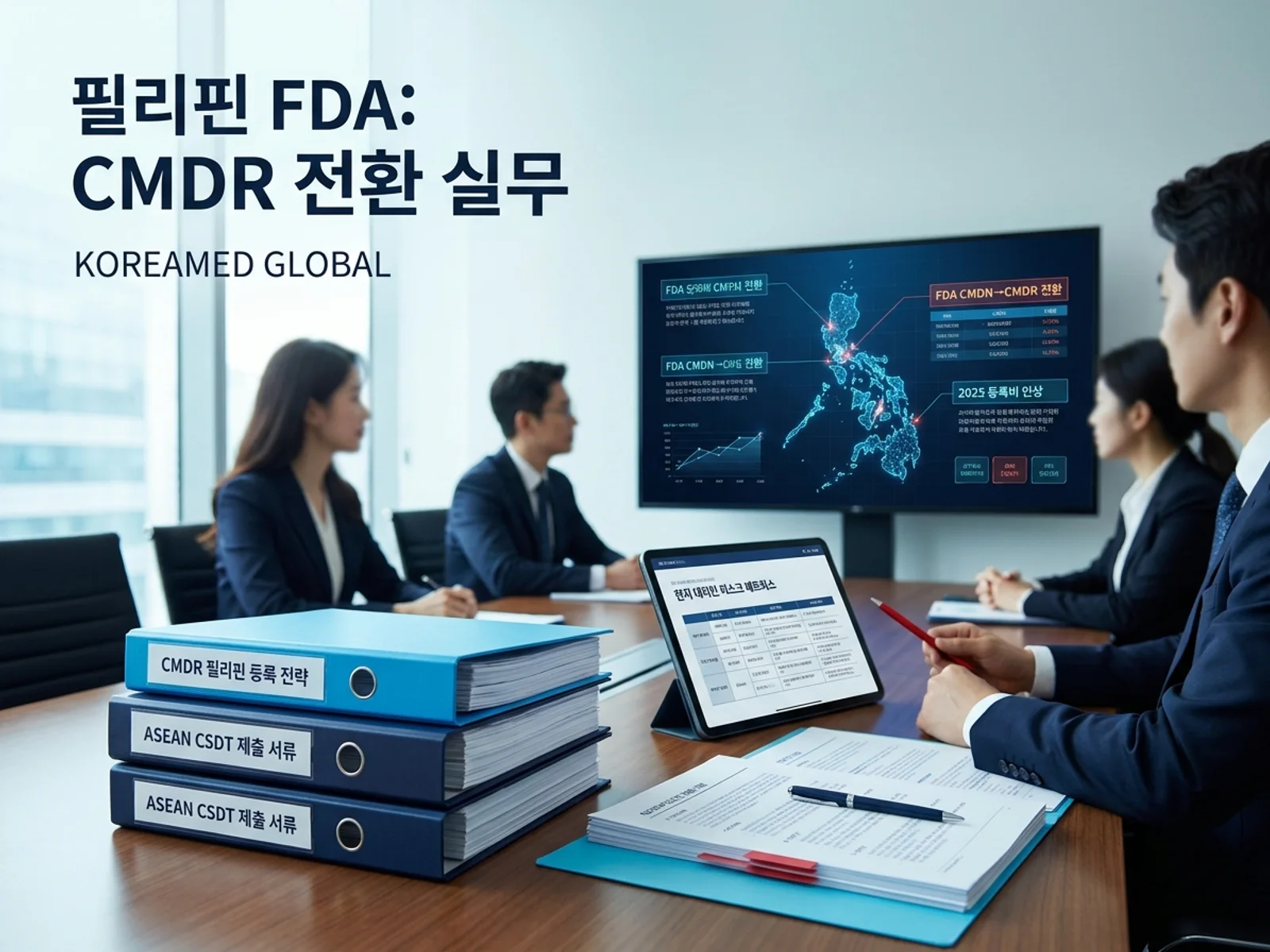 의료기기·진단 기기 글로벌 규제 제출과 적합성평가 전략을 표현한 KoreaMED Global 썸네일