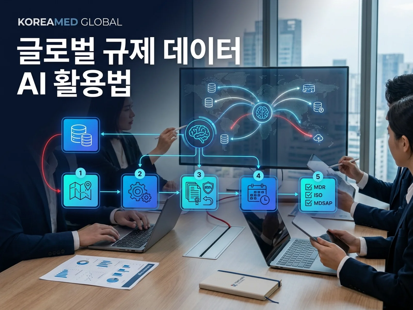 글로벌 의료기기 등록 데이터와 FDA 조사·분류·품질 도구를 하나의 RA 워크플로로 연결한 KoreaMED Global 썸네일